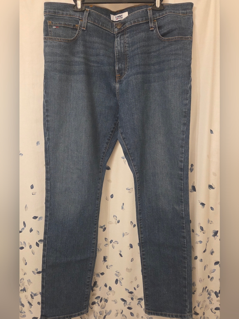 Classic Mens Tommy Hillfilger Blue Denim Jeans Size 40X34